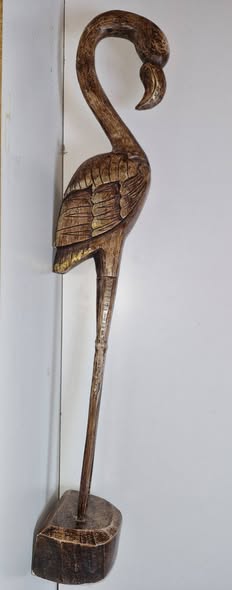 FLAMENCO DECORATIVO (MADERA) (100CM ALTO)