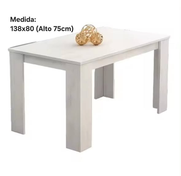 MESA COMEDOR MOD:BERTA (ANDERSON) (138X80) (75CM ALTO)*NUEVO*