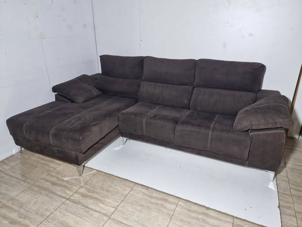 CHESLONG (211X49X90) (EXTRAIBLE) (MARRON) SEG MANO