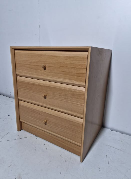 MESITA NOCHE 3C (49X40X57) (MELAMINA HAYA)