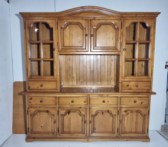 MUEBLE VAJILLERO (ALTO Y BAJO) (220X45X225) (PROVENZAL MIEL)