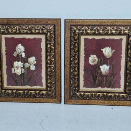 X2 CUADROS / MARCOS (FLORES) (33X38)