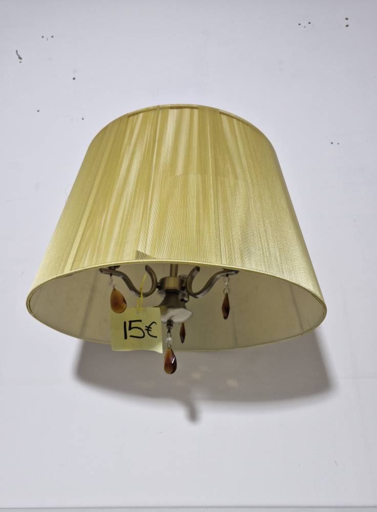 LAMPARA TECHO PANTALLA (AMARILLA)