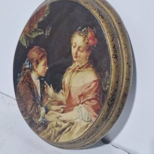 CUADRO / MARCO OVALADO (32X37) (MUJER Y NIÑA)