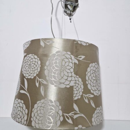 LAMPARA TECHO  (PANTALLA CHAMPAN FLORES)