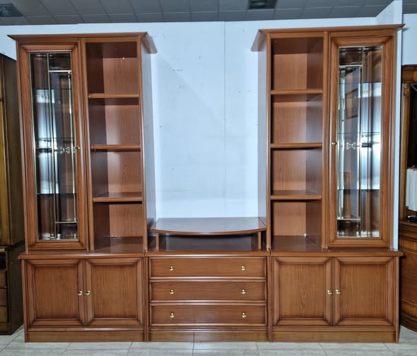 MODULAR DE SALON (275CM) (CLASICO / MELAMINA CEREZO)