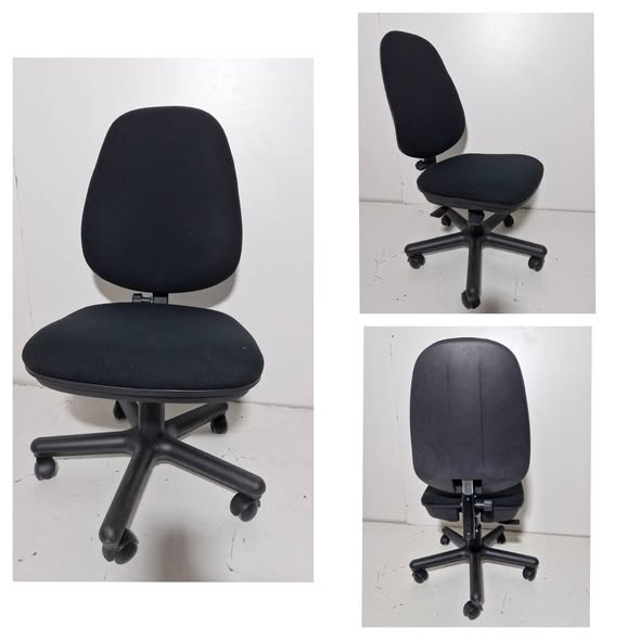 SILLA OFICINA / ESCRITORIO (RUEDAS) (NEGRO) *SALDOS EXP*