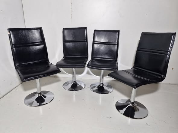 SILLA COMEDOR / COCINA MOD:YIRO (COLOR: NEGRA) *SALDOS EXP*