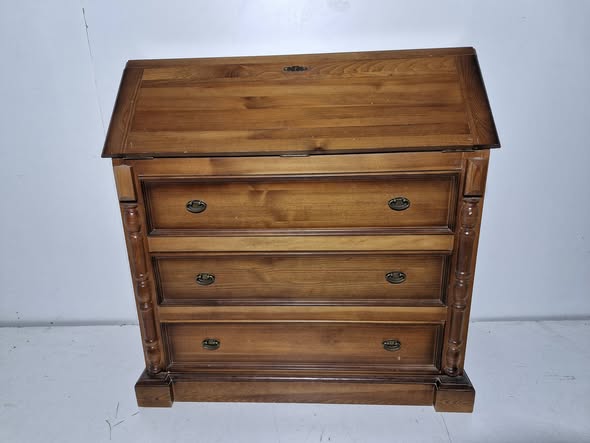 ESCRITORIO / MUEBLE BURO 3C + TAPA (100X43X101) (MIEL)