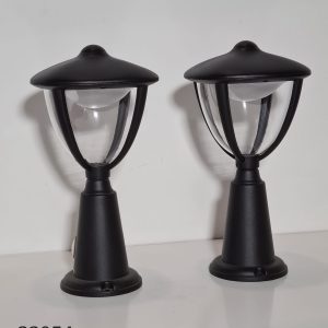 X2 FAROL DE JARDIN (NEGRO) (SUELO)