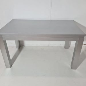 MESA COMEDOR 140X80 (PLATA)