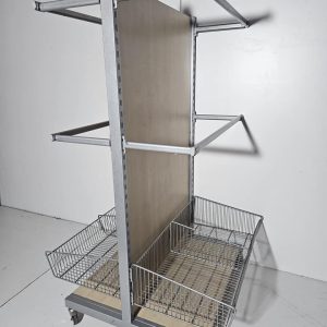 EXPOSITOR CENTRAL / PANEL (88X77X158) (DOBLE) (HAYA) (MOBILIARIO TIENDA)