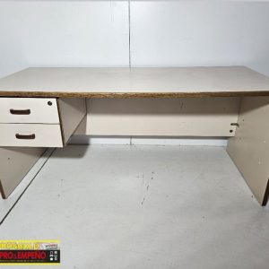 MESA OFICINA + CAJONERA (170X75) (ALTO 74CM) (CREMA)