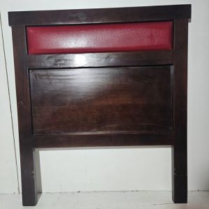 CABECERO 105CM (NOGAL OSCURO/ROJO)