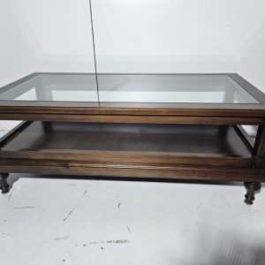 MESA CENTRO (120X60) (45CM ALTO) (NOGAL)