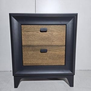MESITAS NOCHE 2C (60X41X63) (GRIS OSC / FRESTES ROBLE) *NUEVO SALDOS EXP*
