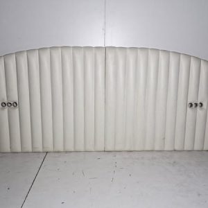 CABECERO TAPIZADO (350CM) (BLANCO MEDIA LUNA)