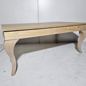 MESA CENTRO ELEVABLE (125X65) (ALTO 50-60CM) (RECT. PATA ISABELINA) (CRUDO)