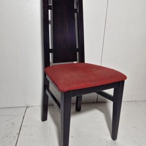 SILLA SUELTA (NOGAL / TAPIZADO ROJO)