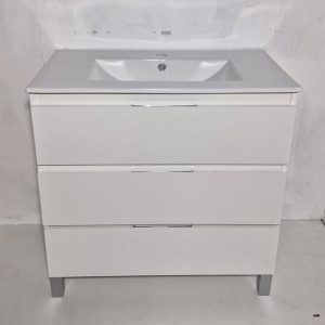 MUEBLE BAÑO + LAVABO (80X47X80) (COLOR: BLANCO)