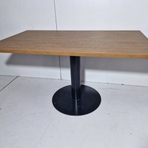 MESA OFICINA (140X80) (74CM ALTO) (CEREZO 1 PATA NEGRA)