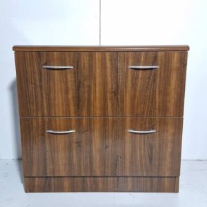 MUEBLE ARCHIVADOR 2C (80X43X75) (OFICINA) (NOGAL)