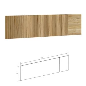 CABECERO MATRIMONIO  SUSP. 160CM MOD: SOLANA (MAUVELLA-RAYAS) *NUEVO*