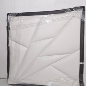 CABECERO TAPIZADO COLGAR MOD:AVANTY (105CM) (POLIPIEL BLANCO) *SALDOS FRANCO*