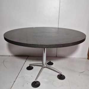 MESA OFICINA REDONDA (120CM DIAMETRO (WENGUE)