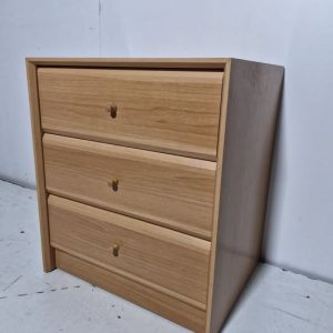 MESITA NOCHE 3C (49X40X57) (MELAMINA HAYA)