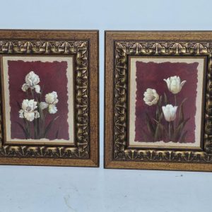 X2 CUADROS / MARCOS (FLORES) (33X38)