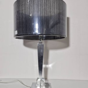 LAMP.MESITA 71CM PLATA-NEGRA (LAMP0019)