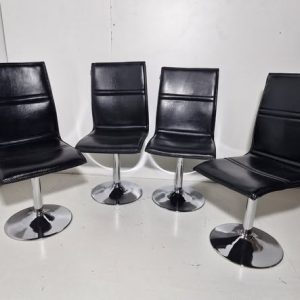 SILLA COMEDOR / COCINA MOD:YIRO (COLOR: NEGRA) *SALDOS EXP*