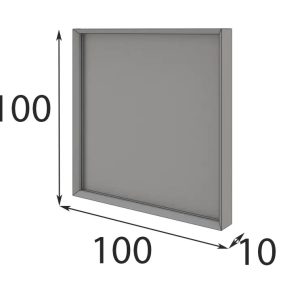 ESPEJO 100X100 (BLANCO) *SALDOS FRANCO FURNITURE*