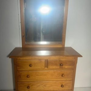 COMODA PROVENZAL 4C+ESPEJO (95X40X85)