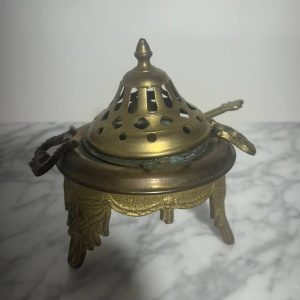 DECORACION / INCENSARIO O BRASERO (BRONCE)