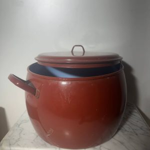 OLLA / CACEROLA ROJA + TAPADERA (35CM D)
