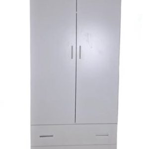 ARMARIO 2P 2C (101X52X226) (COLOR:BLANCO) (MELAMINA) *NUEVO LIQUIDACION*