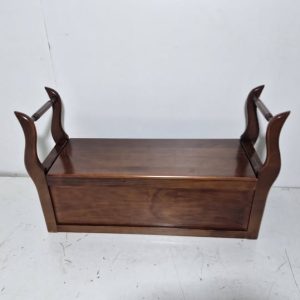 BANQUETA CON BAUL (100X35X60) (NOGAL OSC)