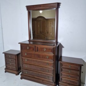 X2 MESITAS DE NOCHE 4C (55X36X70) (NOGAL OSC)