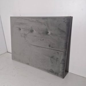 CABECERO TAPIZADO (150CM) (COLOR:GRIS) *SALDOS*