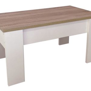 MESA CENTRO ELV. MOD:GALA (BLANC-CAMBR) *NUEVO*
