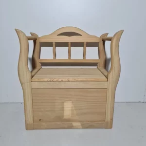 BANQUETA RESP+BAUL  60CM (CRUDO)